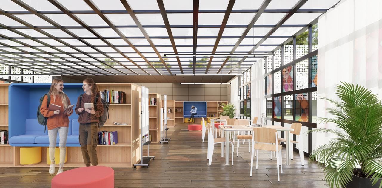 Aulas y espacios comunes del nuevo campus